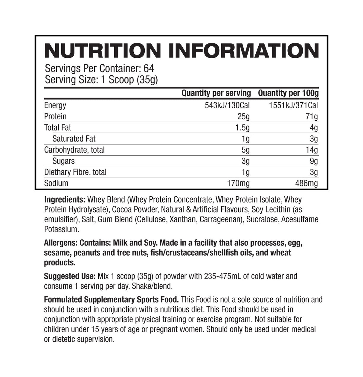 Whey Protein by Basic Supplements