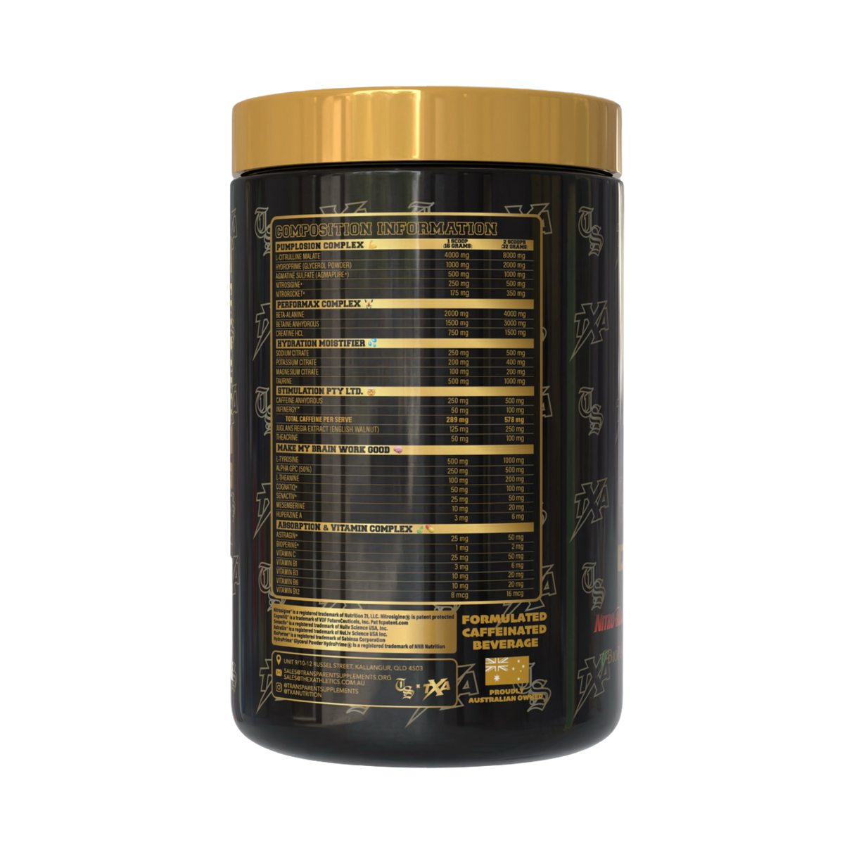 Final Form Pre Workout SECOND AND LAST ALLOCATION OF STOCK TO BE RELEASED SOON