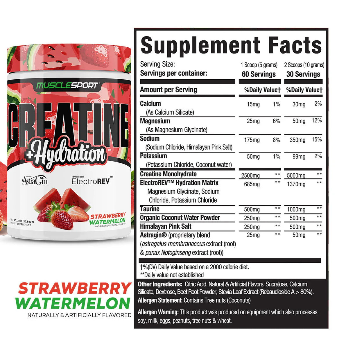 Creatine + Hydration by MuscleSport