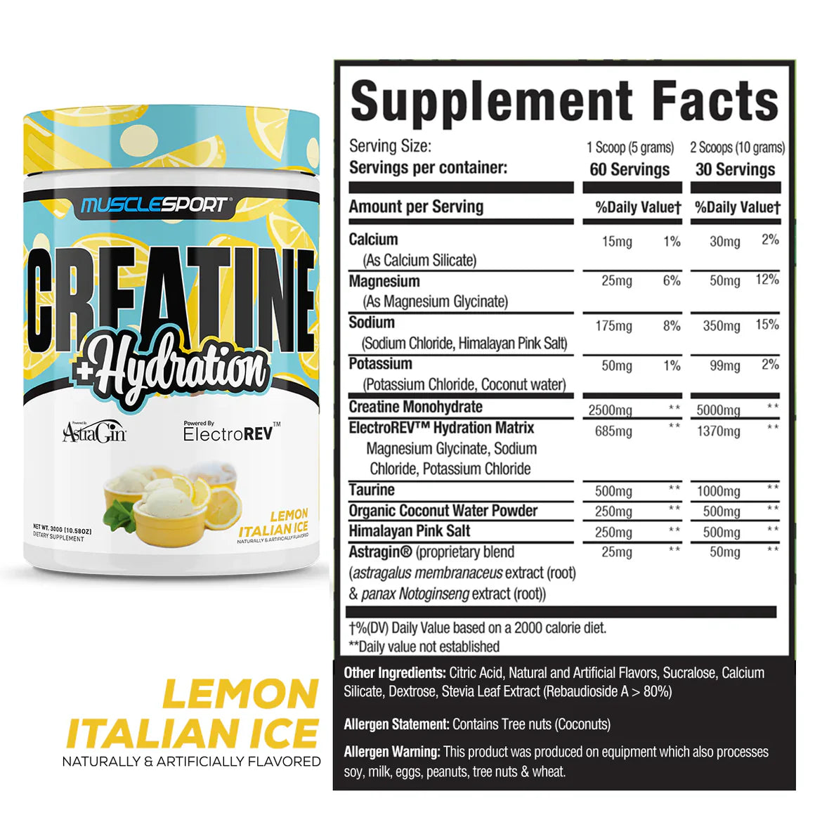 Creatine + Hydration by MuscleSport