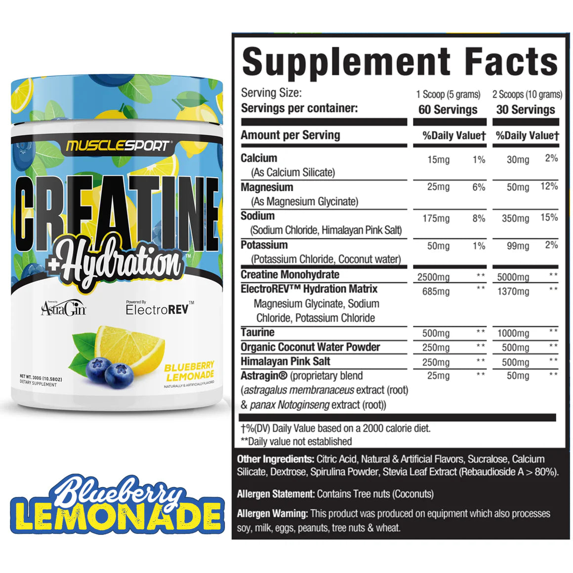 Creatine + Hydration by MuscleSport