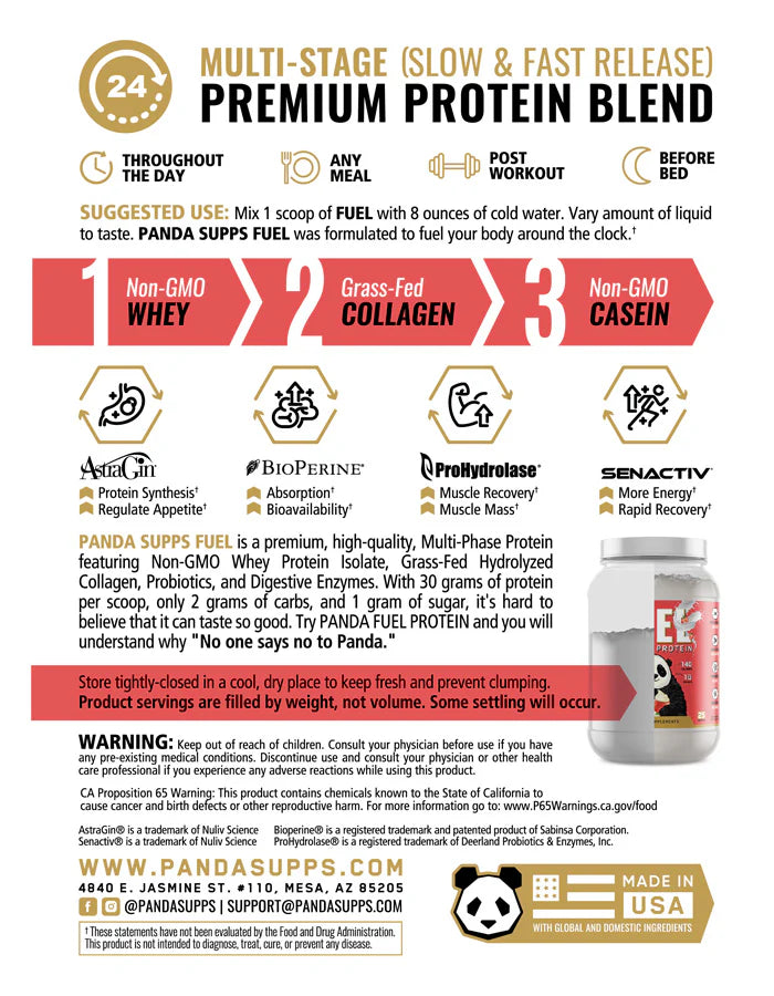 FUEL Premium Protein by Panda Supplements