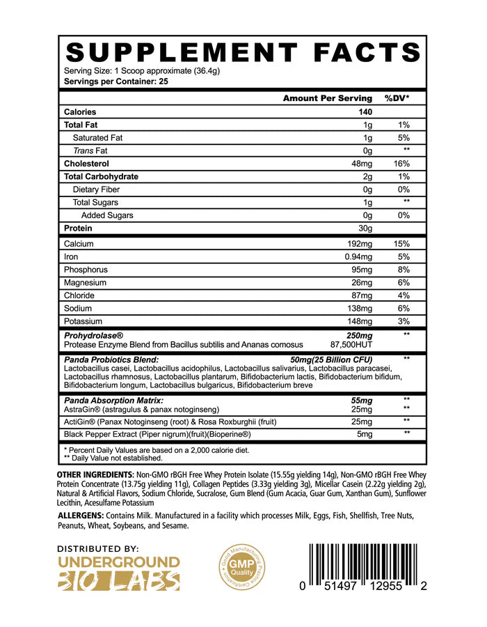FUEL Premium Protein by Panda Supplements
