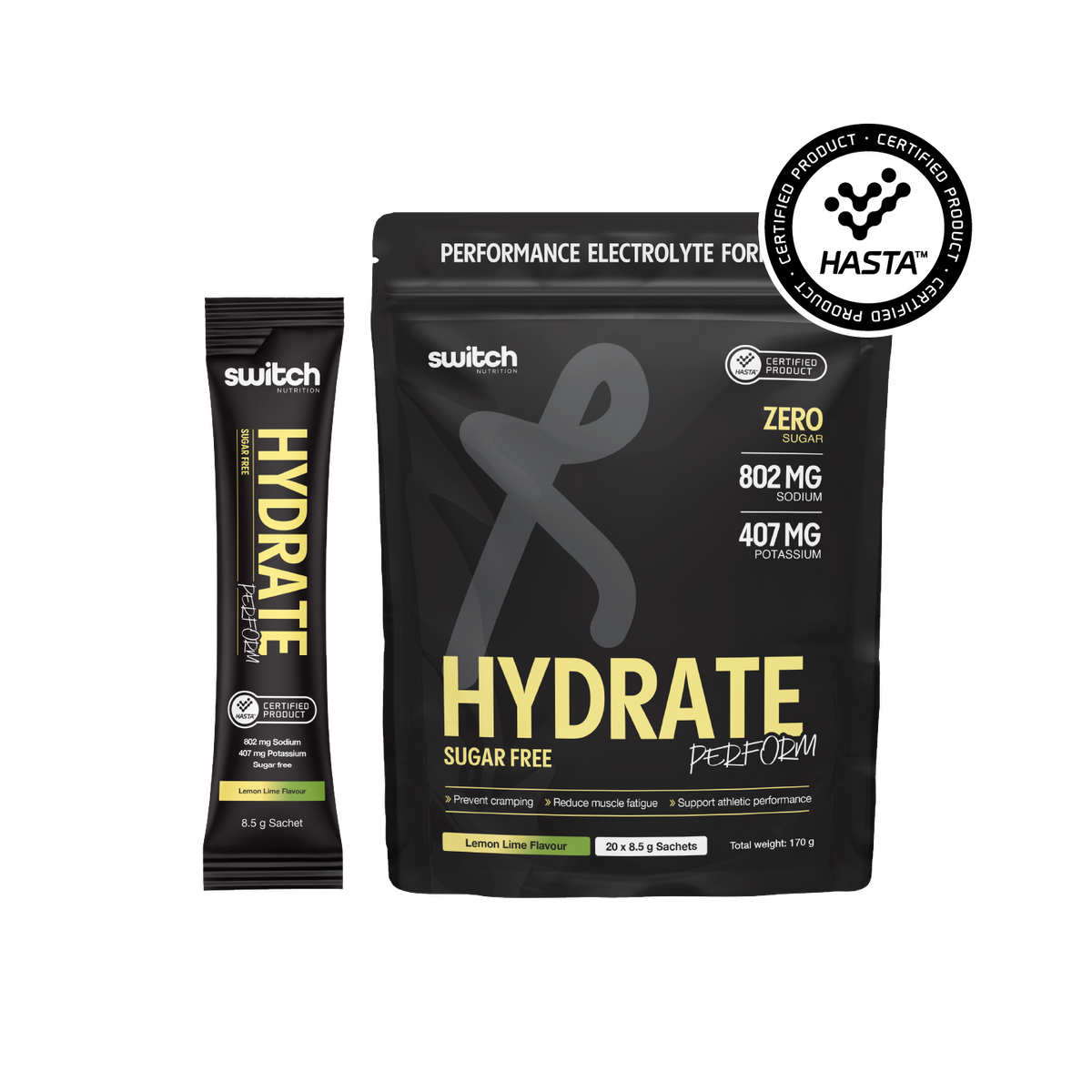 Hydrate Perform Sugar Free by Switch Nutrition