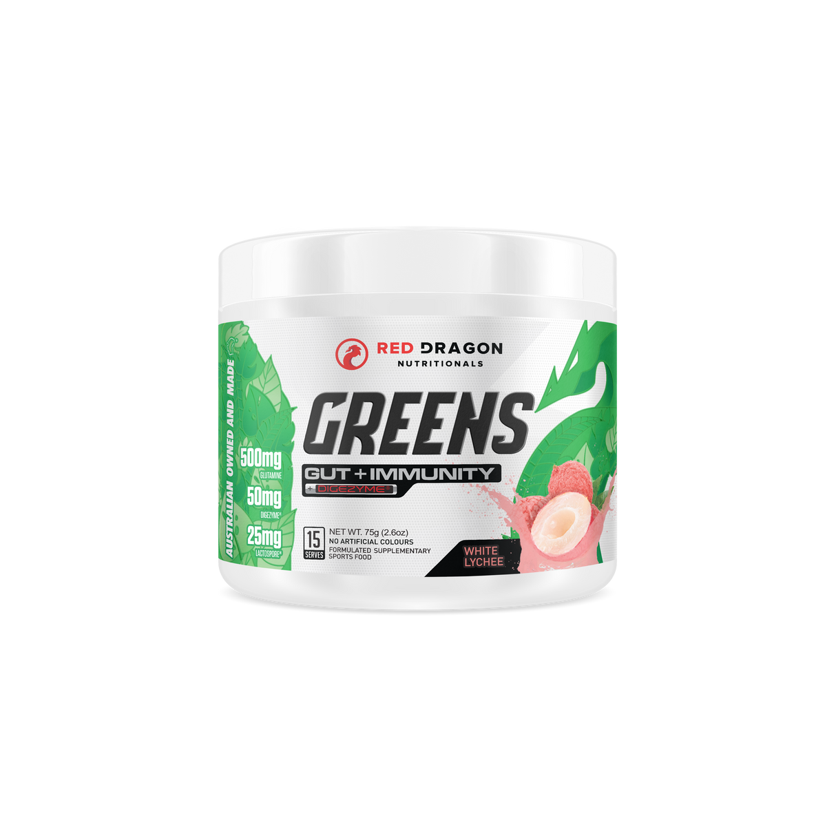 Greens Gut + Immunity by Red Dragon Nutritionals