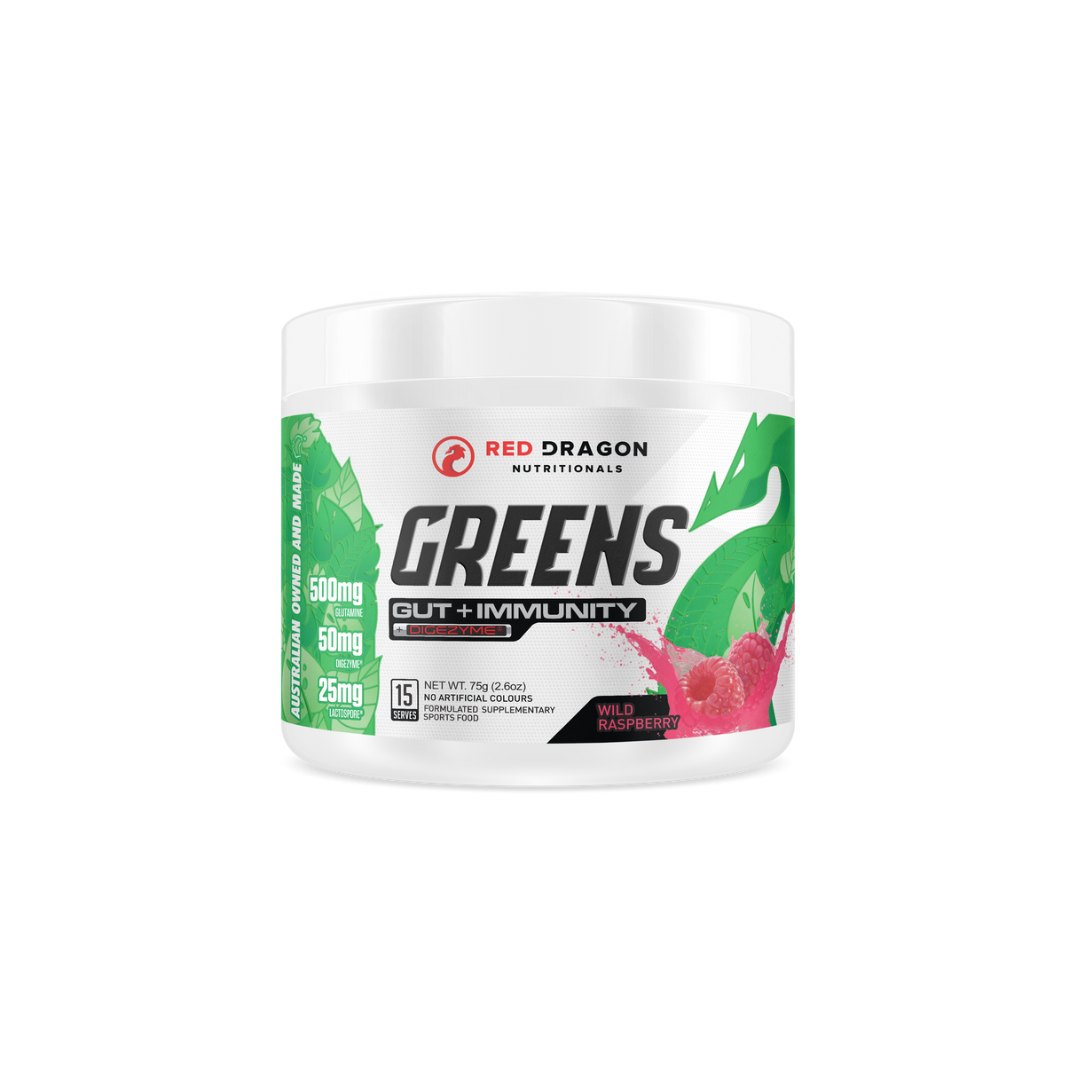 Greens Gut + Immunity by Red Dragon Nutritionals