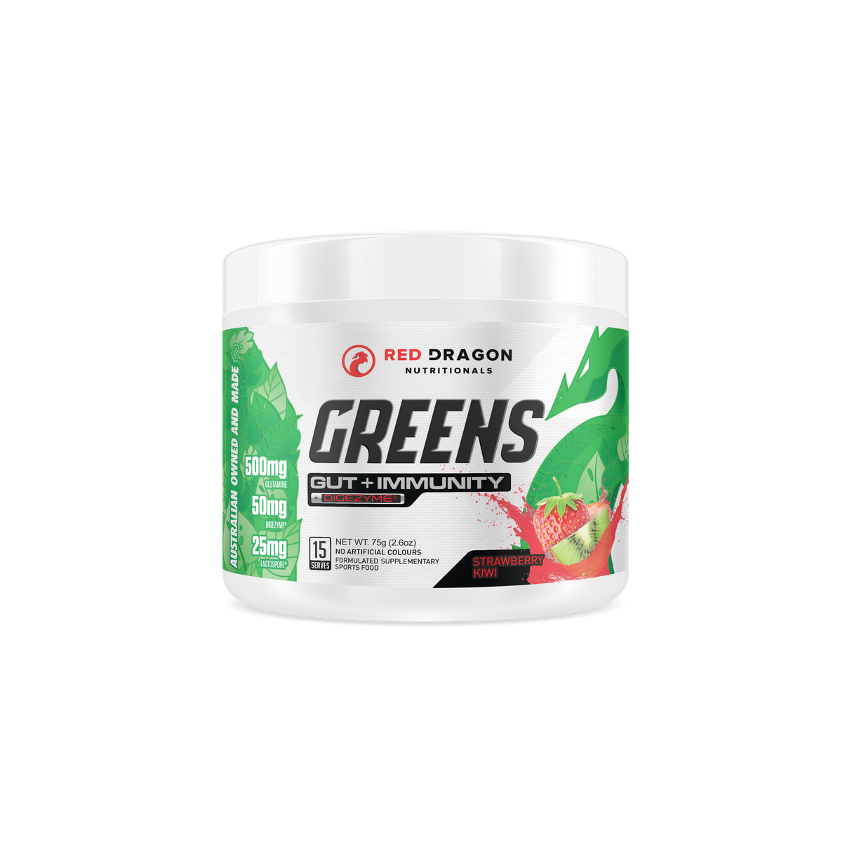 Greens Gut + Immunity by Red Dragon Nutritionals