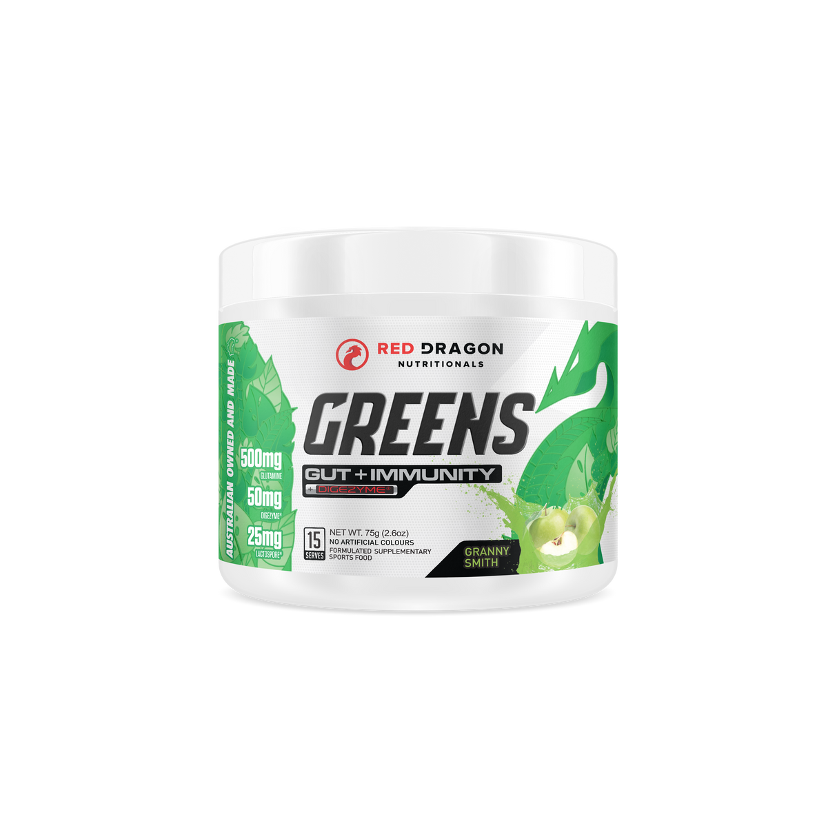 Greens Gut + Immunity by Red Dragon Nutritionals