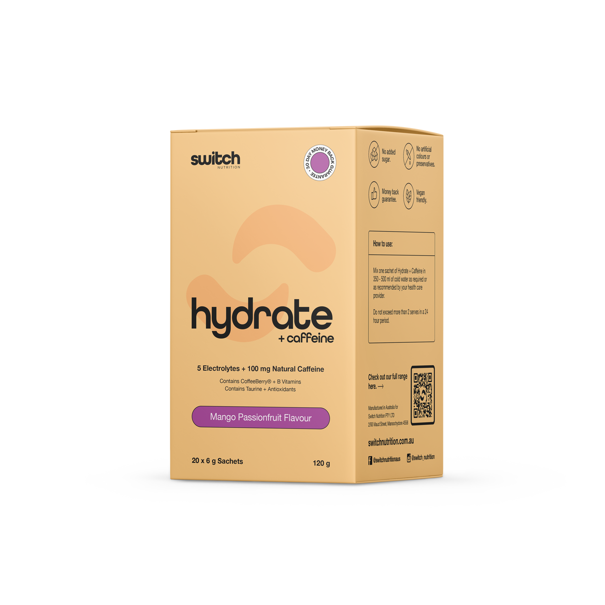 Hydrate + Caffeine by Switch Nutrition
