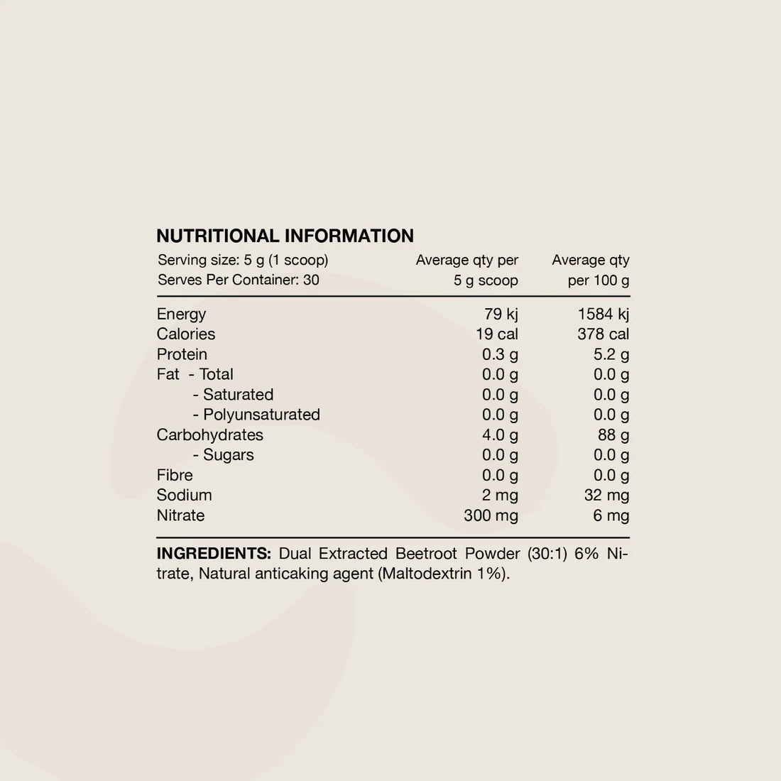 Beetroot Powder by Switch Nutrition