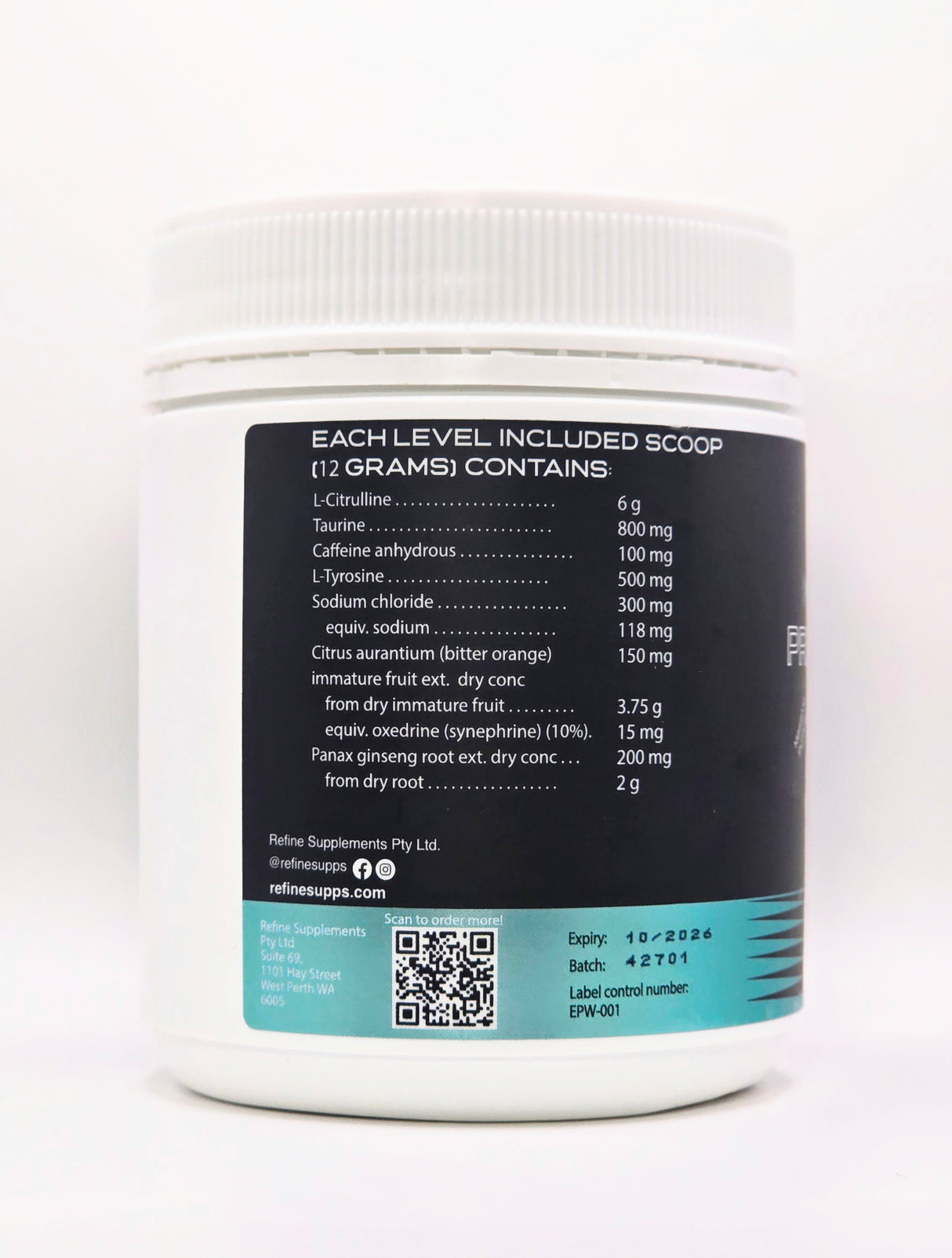 Methodical Pre Workout by Refine Supplements