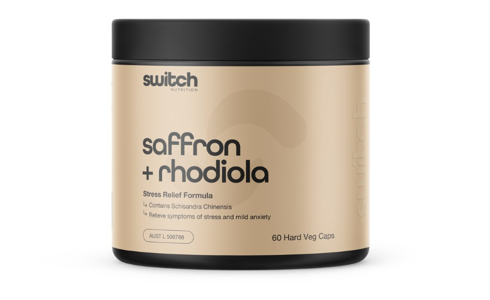 Saffron + Rhodiola by Switch Nutrition
