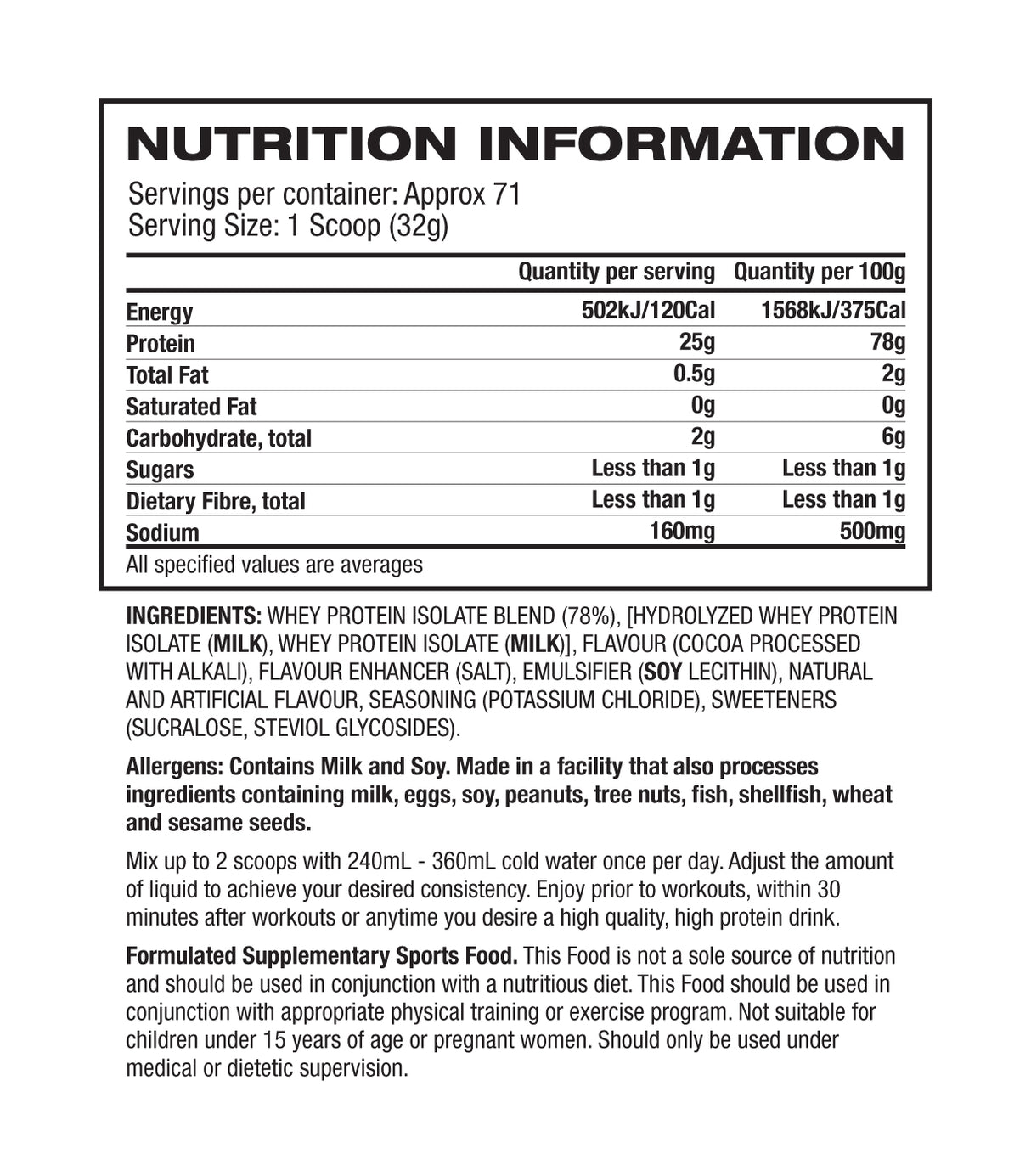 Iso 100 WPI by Dymatize