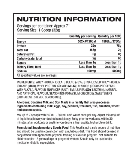 Iso 100 WPI by Dymatize