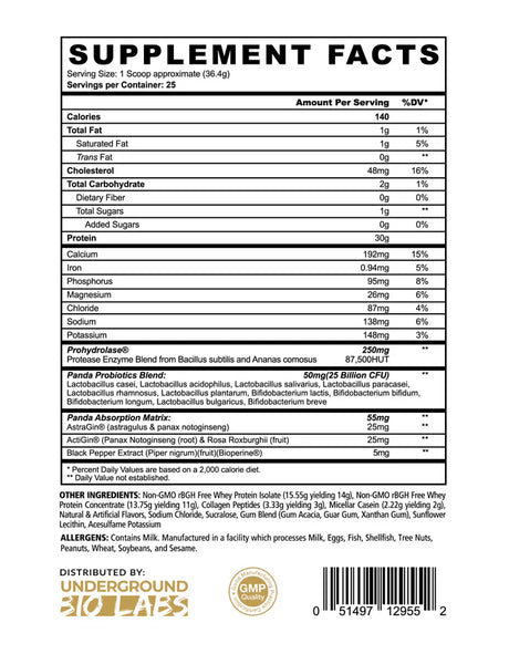 FUEL Premium Protein by Panda Supplements