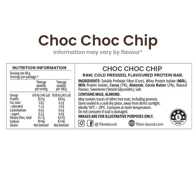 Cold Pressed Bars by FibreBoost