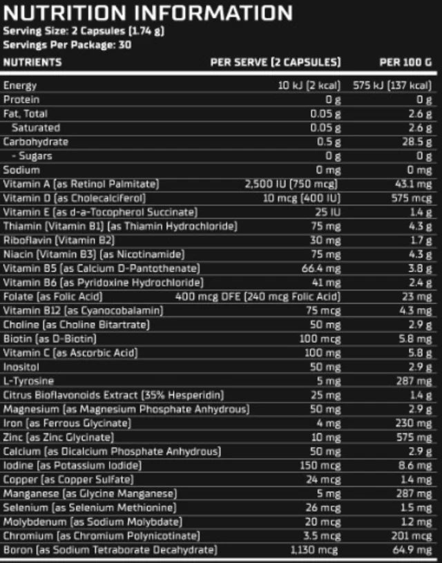 Mens Multi Vitamin by Legit