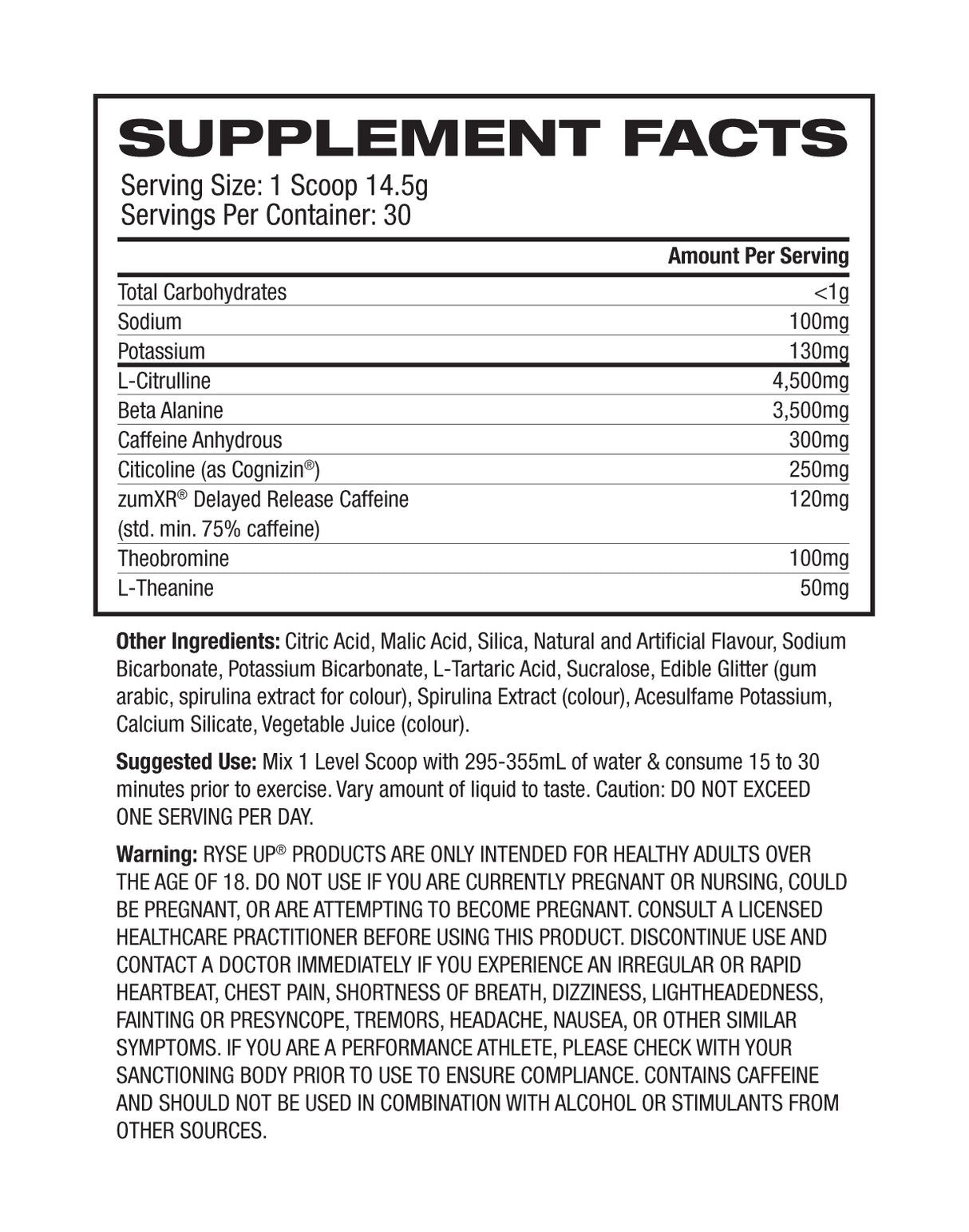 Loaded Pre-Workout by Ryse