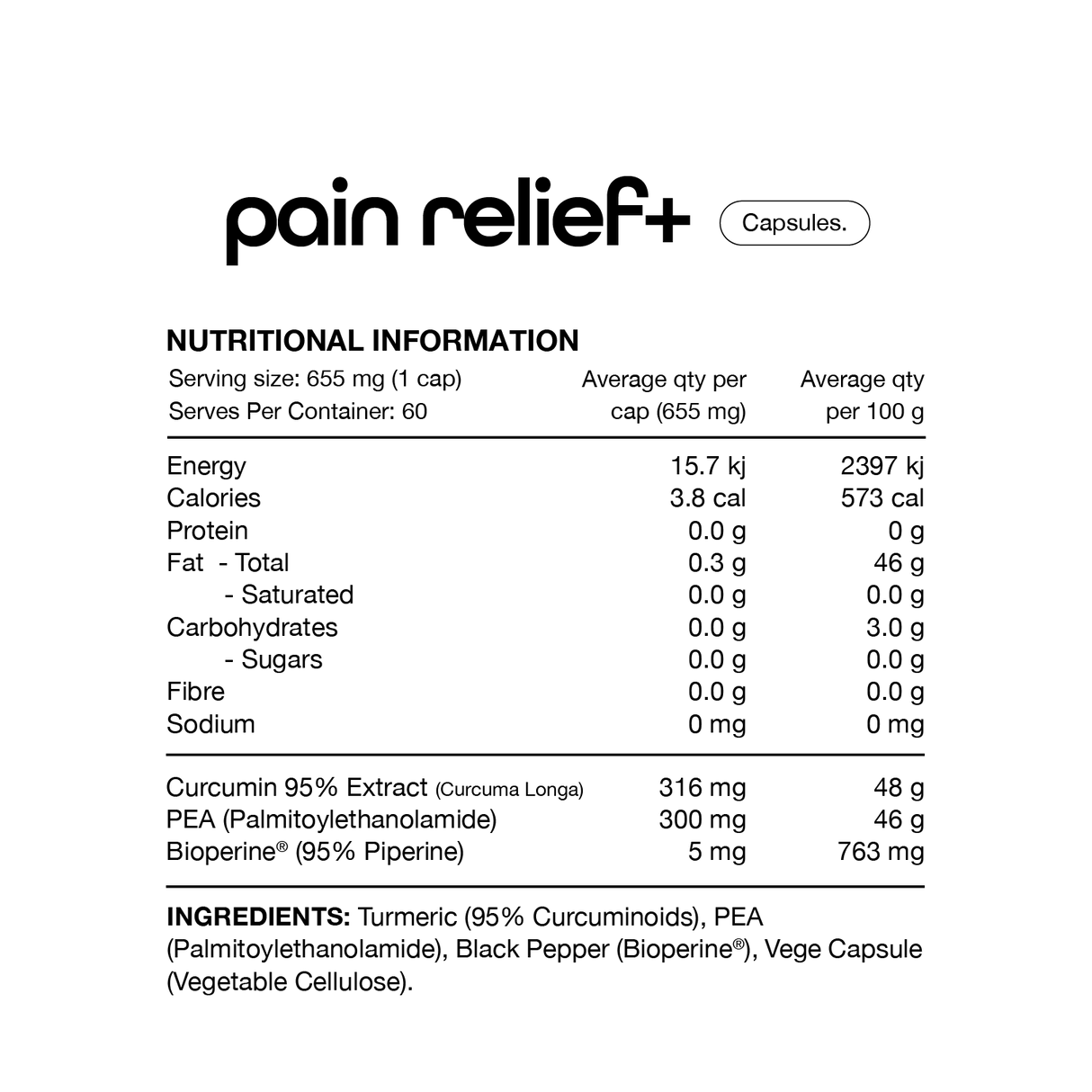 Pain Releif+ by Switch Nutrition
