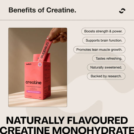 Flavoured Creatine Sachets by Switch Nutrition