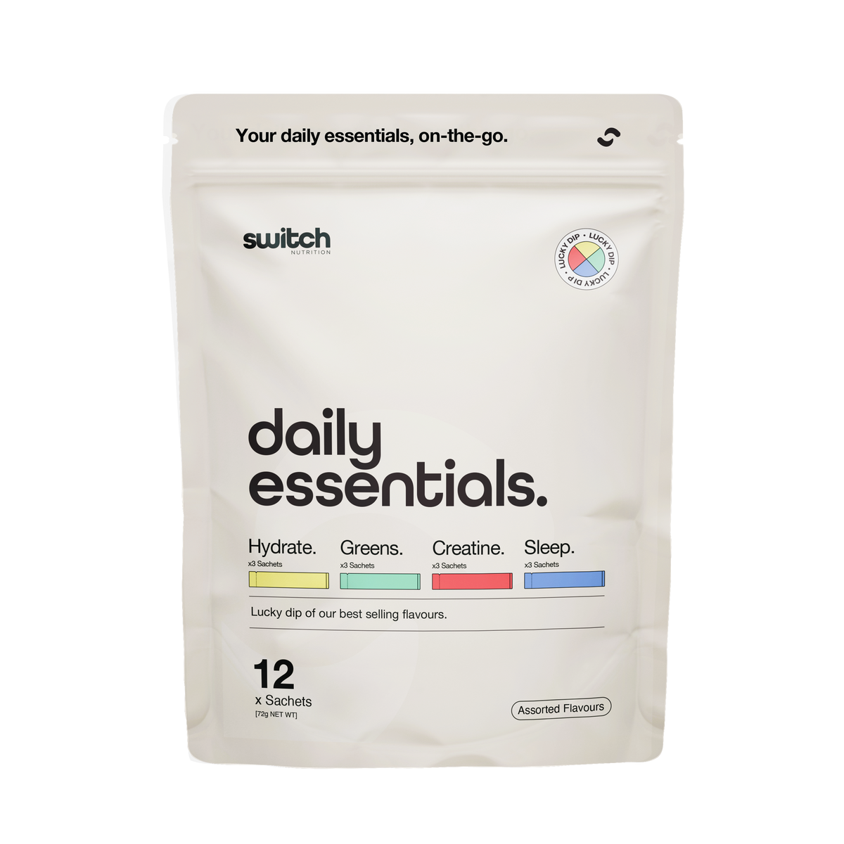 Daily Essentials Sachets by Switch Nutrition