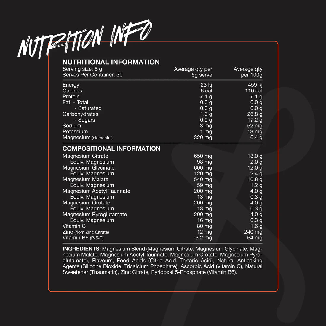 MultiMag Powder by Switch Nutrition