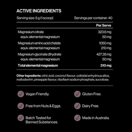 Triple Magnesium Powder by Pillar Performance