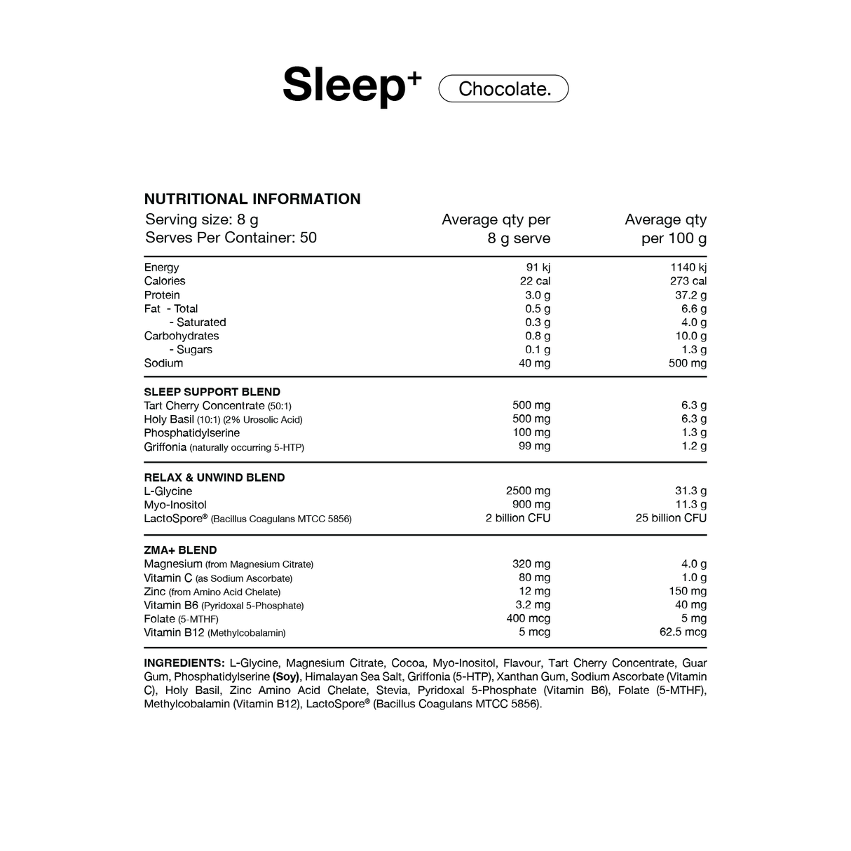 Sleep+ by Switch Nutrition