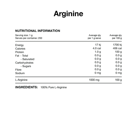 L-Arginine by Switch Nutrition