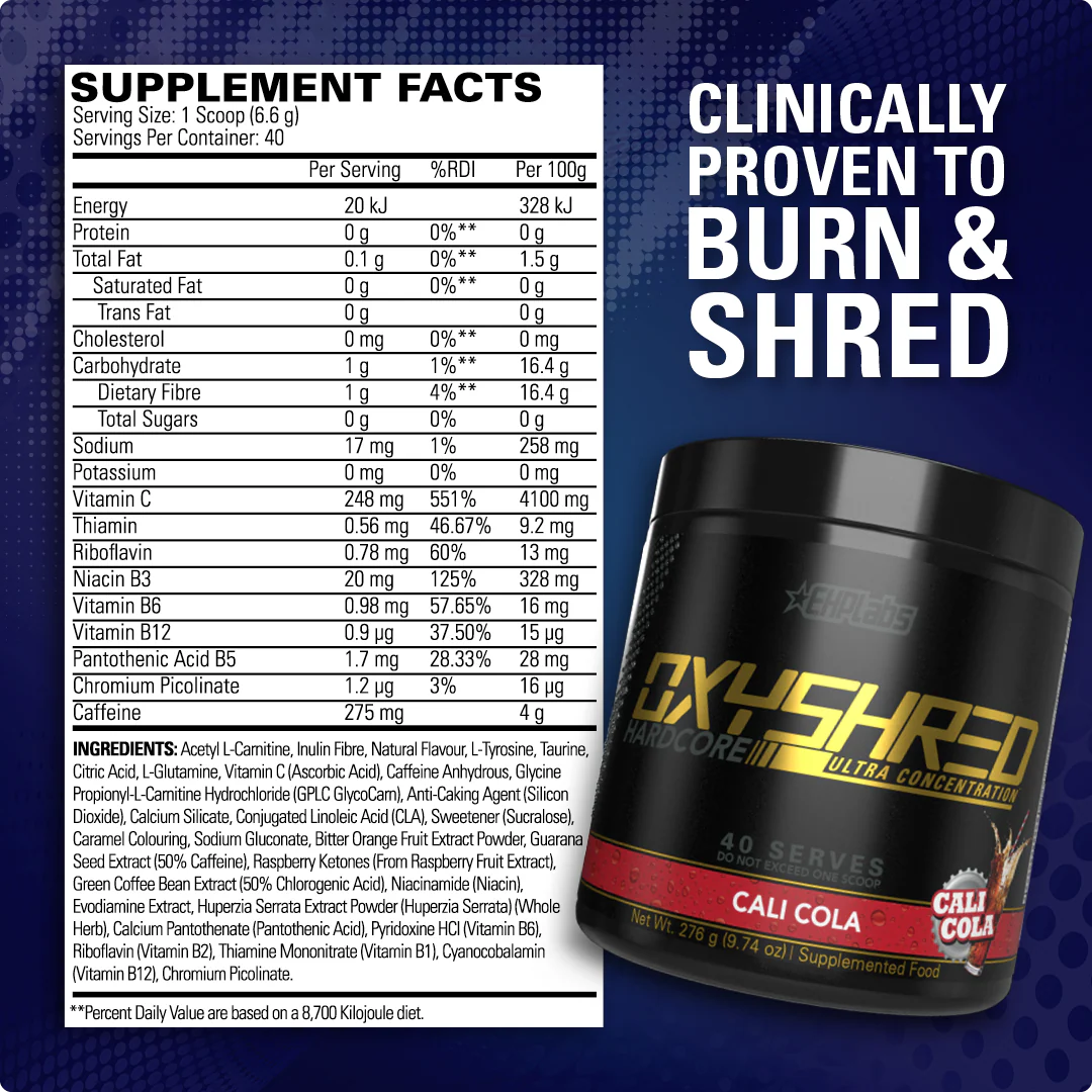 OxyShred Hardcore by EHP Labs