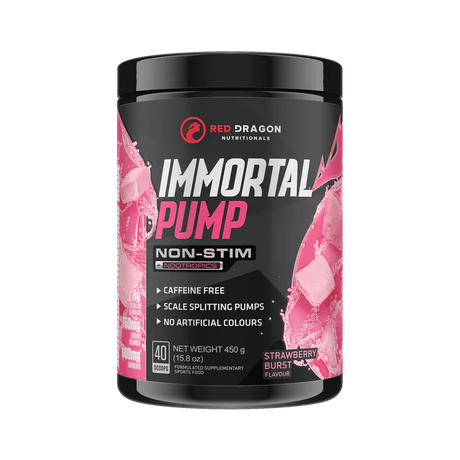 Immortal Non Stim Pre Workout by Red Dragon Nutritionals