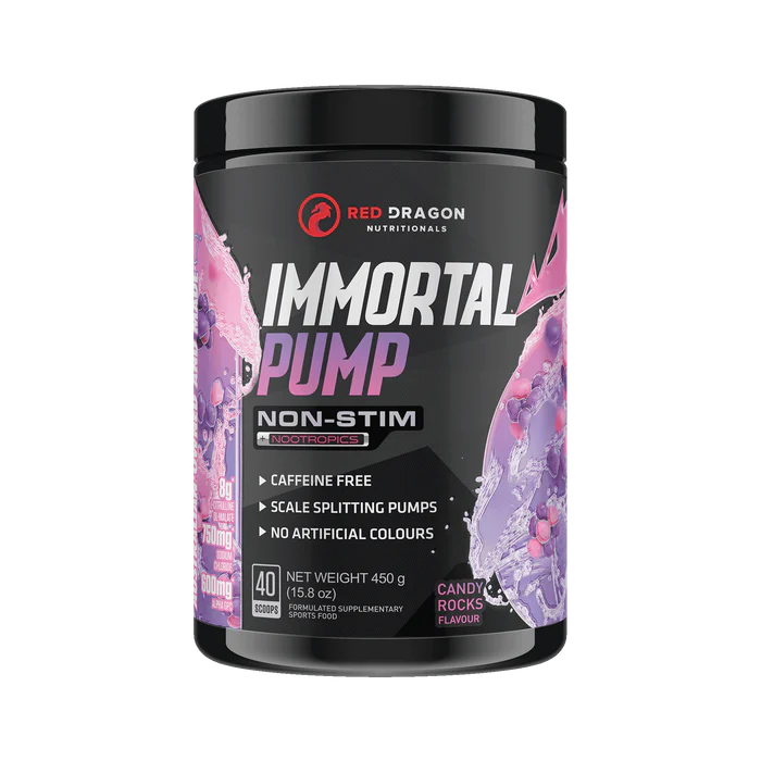 Immortal Non Stim Pre Workout by Red Dragon Nutritionals