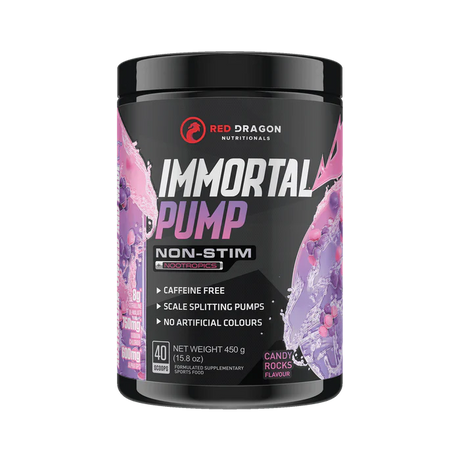 Immortal Non Stim Pre Workout by Red Dragon Nutritionals