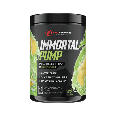 Immortal Non Stim Pre Workout by Red Dragon Nutritionals