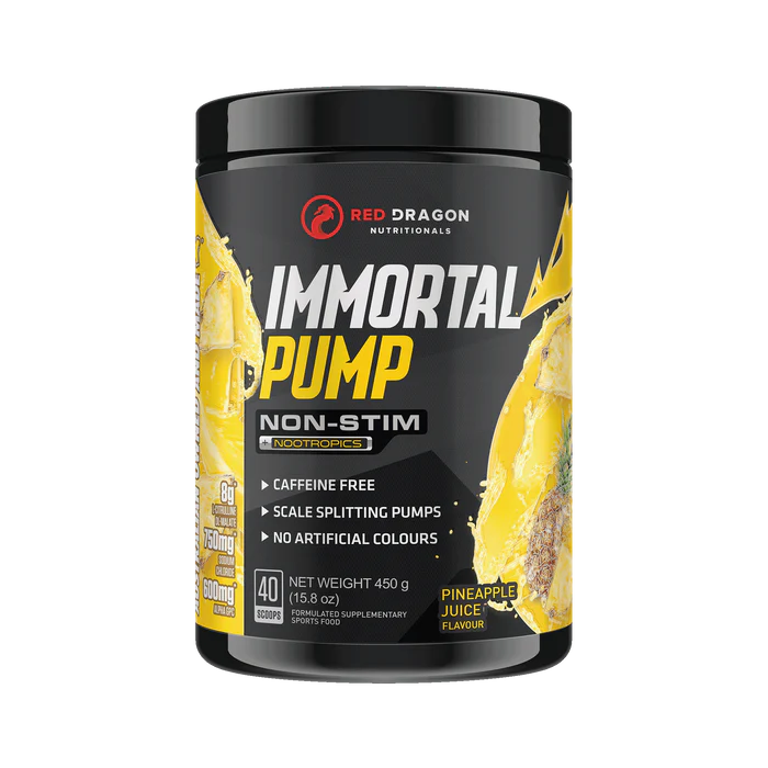 Immortal Non Stim Pre Workout by Red Dragon Nutritionals